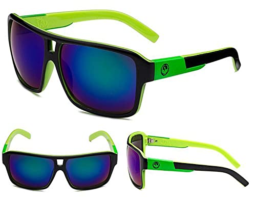 Lunettes de soleil carré dragon rétro pour hommes et femmes avec protection UV400 d'été