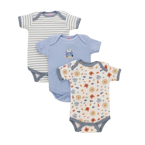 Image of Baby Bodysuits 100% Cotton Rompers /Sleep Suits /Onesies /Night Suits for Baby Boys New Born Baby Clothes-(Pack of 3)