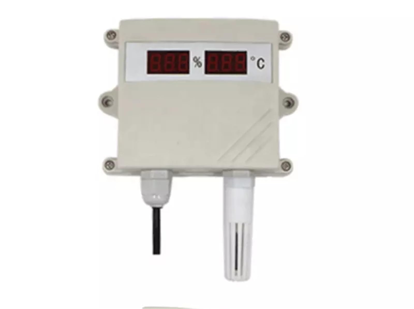 Sensor de temperatura y humedad de invernadero, Sensor de temperatura y humedad Modbus con pantalla