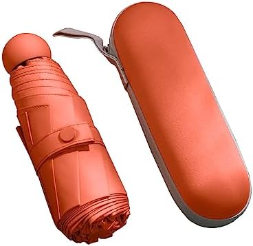 Folding Umbrellas Travel Pocket Umbrella Small Mini Umbrella Light Compact Design Perfect for Travel Lightweight Portable Parasol Outdoor Summer Sun Rain Umbrellas