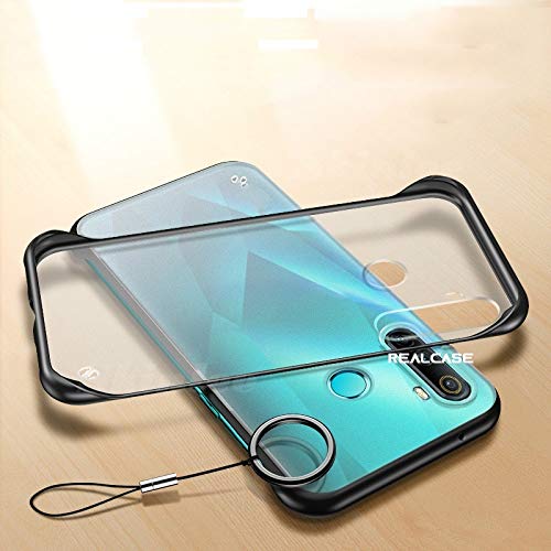 REALCASE Samsung M11 Back Cover Case | Stylish Frameless Matte Hard Skin | Soft TPU Shock Proof Bumper Back Cover Case for Samsung Galaxy M11 (F-Black) (B08DM998LN) Amazon Price History, Amazon Price Tracker