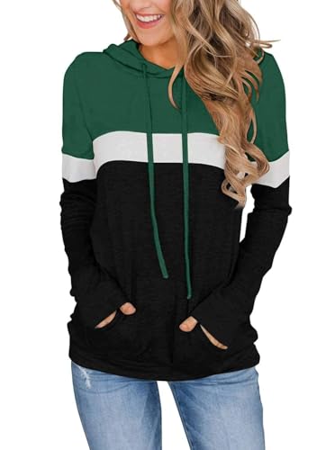 MixShe T Shirt Shirts for Women Business Casual Tops Fall Womens Clothes Teacher Outfits Green Black Small