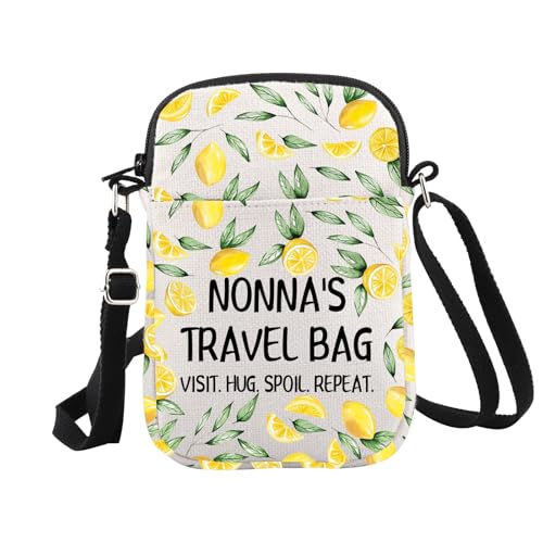 WCGXKO Nonna Crossbody Bag Nonna Birthday Gift Nonna Gift Mother’s Day Gift for Nonna Grandma
