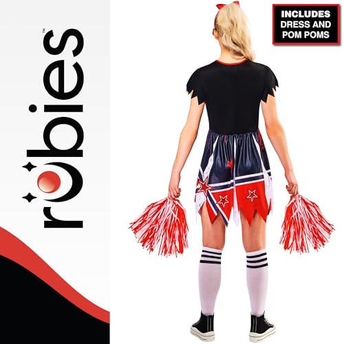 Rubies Official Adult Zombie Cheerleader Costume, Size Small Halloween, Multicoloured, Dress Size 10-12 - Image 2
