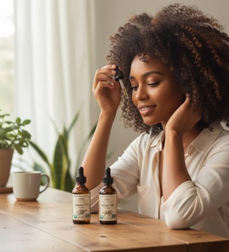 Image of Tropic Isle Living 1992 Organic Collection Castor Oil 2oz /60ml Bundle with Olive Oil 2oz /60ml - Nourishing, Hydrating Oils for Skin and Hair Care - Gift Set (2 Items)