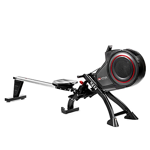 AsVIVA RA14 Rudergerät Magnetic Rower Cardio mit 13kg Schwungmasse, Magnetbremse mit 8 manuelle Widerstandsstufen… – Bild 5