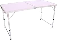 Mesa Dobrável Portátil Vira Maleta Camping Praia 120x60cm Ômega