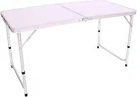 Mesa Dobrável Portátil Vira Maleta Camping Praia 120x60cm Ômega
