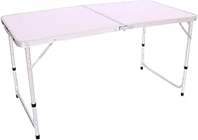 Mesa Dobrável Portátil Vira Maleta Camping Praia 120x60cm Ômega