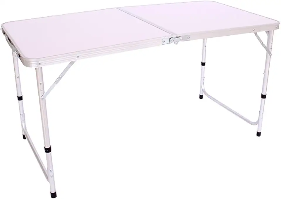 Mesa Dobrável Portátil Vira Maleta Camping Praia 120x60cm Ômega