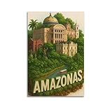 Leinwanddrucke, Wandkunst, Poster, Reisen, Amazonas, 