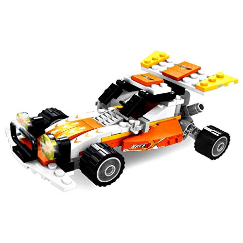 GALOOK Voiture de Course Blocs de Construction,Jeu de Construction Enfants Jouet Take Apart Toy Construction kit de Voiture Jouets Éducatives Cadeaux pour 6 Ans et Plus Les Garçons et Filles,146 Pcs