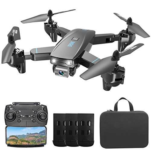 Moniss CSJ S173 RC Drone com Câmera 4K Dual Camera WiFi FPV Quadcopter Dobrável com Função Trajetóri