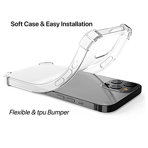 Chirano Case Compatible With Iphone 13, Only For 6.1 Inch 2021 New Model, Clear Case, 4 Corners Shockproof Protection #TOP3
