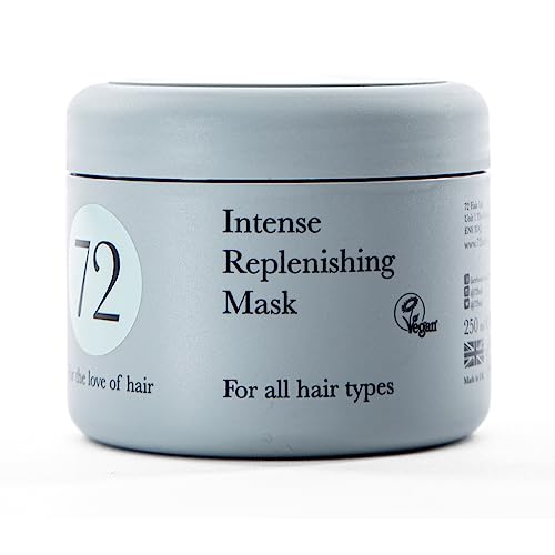 72 Hair Vegan Mask for Dry Damaged Hair, Intense Deep Conditioner & Moisturiser Treatment, 250ml