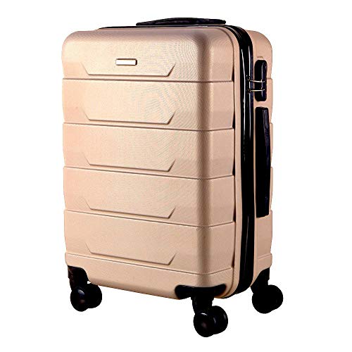 Conjunto de Malas de Viagem com Zíper Expansível Pequim em Abs Swiss Portinari com Rodinhas Giro 360