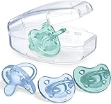 TETINA DE SILICONA: la tetina del chupete Physio Soft está realizada en silicona suave, elástica, resistente e higiénica, que asegura una sensación de comodidad durante la succión