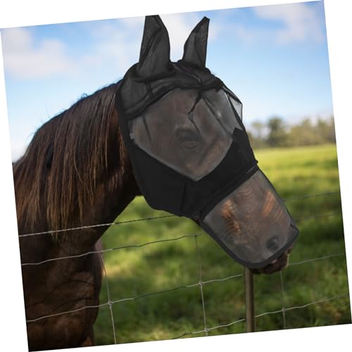 DOITOOL Máscara De Cavalo Máscara De Malha Para Cavalo Máscara De Proteção Para Cavalos Completo Más