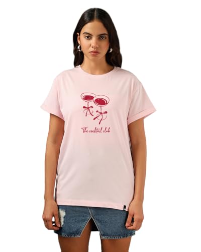 T-shirt Bewakoof femme Tendor Touch_677662 en maille fine et douce taille M