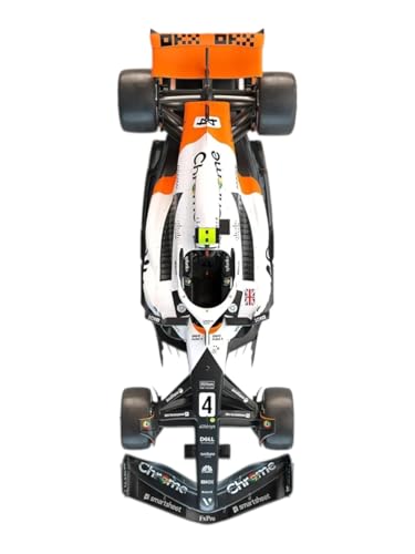 Image of PLUSPOINT 1:43 Scale 2023 MCL60 Racing Diecast Model Car, Purple Black Alloy Metal Collectible Vehicle with Smooth Rolling Wheels for Display Collectors