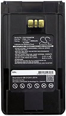 Cameron Sino Battery for YAESU VX-450, VX-451, VX-454, VX-459 PN:YAESU FNB-113Li 2600mAh / 19.24Wh