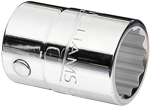 Williams 33625 3/4 Drive Standard 12-Point Socket with 25mm Opening