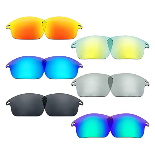 Lentilles pour Oakley Fast Jacket : rechange compatible avec 6 coloris au choix