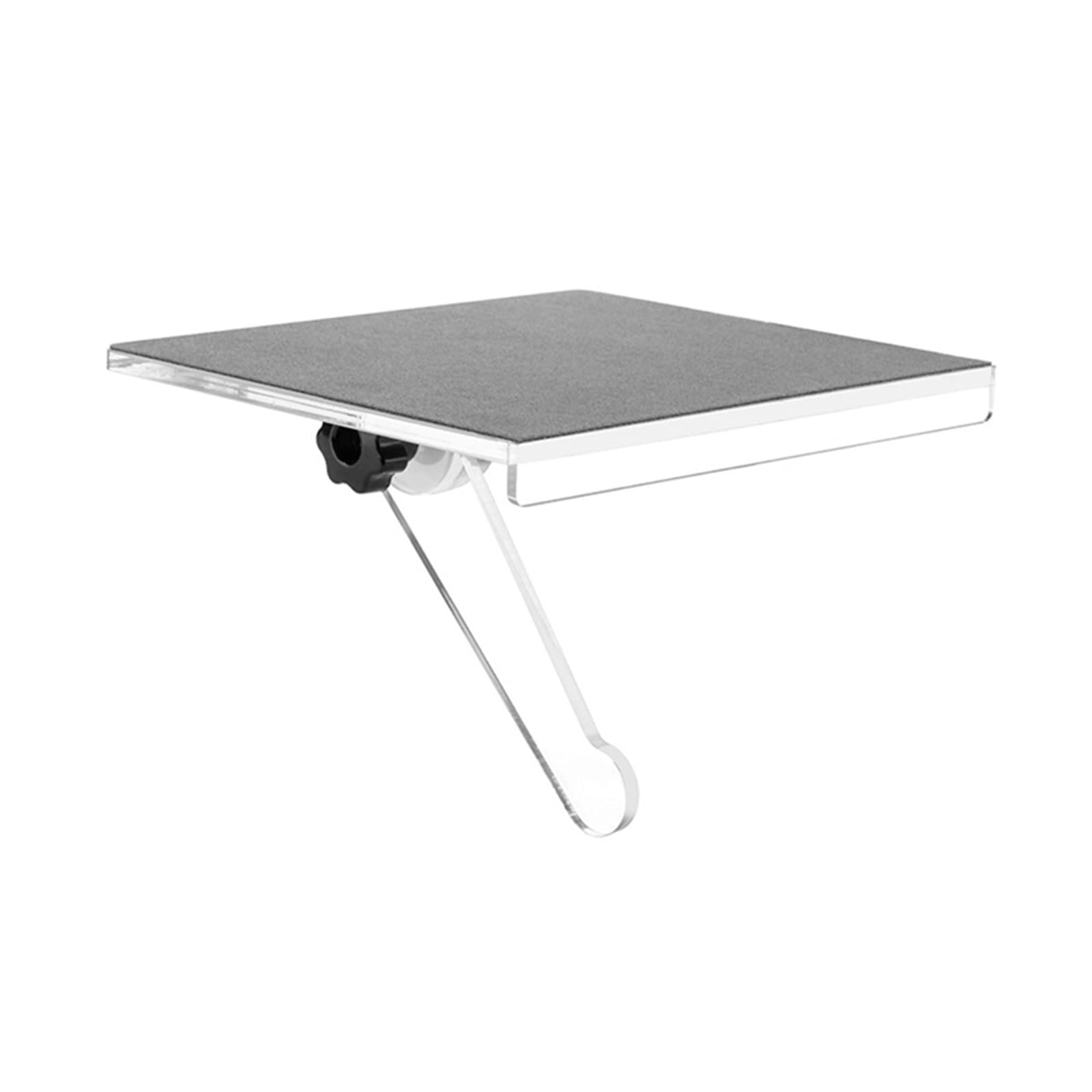 Estante de enrutador y TV Box ventilado en acrílico transparente robusto