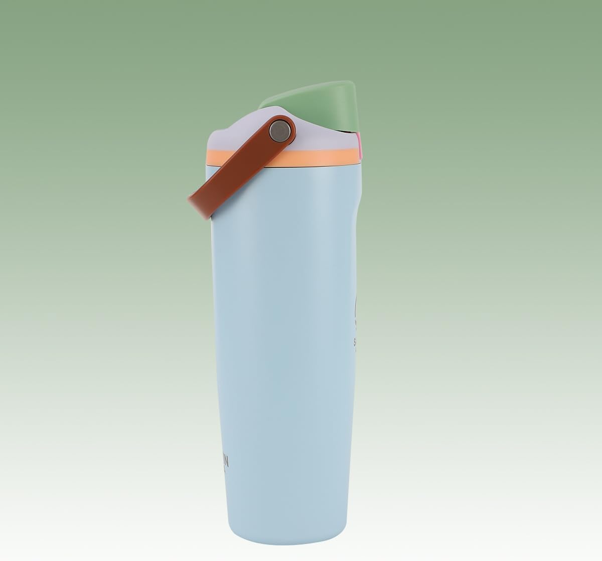 DualSip 30oz Insulated Stainless Steel Water Bottle with Two-Way Spout, Built-In Straw and Carry Handle – Made for Travel, School, and Sports – BPA-Free, Leak-Proof. (Light Blue) - Image 7