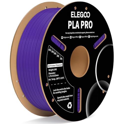 ELEGOO PLA PRO 3D Printer Filament 1.75mm Purple 1KG