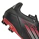 adidas Unisex F50 Club Football Boots FG/MG Fußballschuhe, core Black/Iron met./Lucid red, 42 EU
