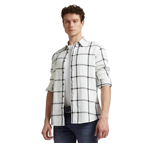 Image of Pepe Jeans Men's Regular Fit Full Sleeve Checkered Cotton Casual Shirt | Check Shirt for Man | Smart & Stylish | Multiple Styles | Mens Casual Shirts