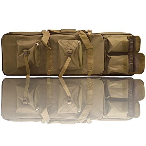 ZAANU Borsa per Pistola Tattica per Attrezzatura Militare, Borsa da Caccia, Custodia per Fucile Sportivo da Softair all'aperto, Borsa Tattica per Pistola, Custodia Morbida per Pistola PE