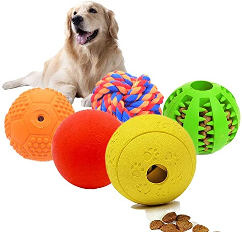 Interactive Dog Toys for Puppies, Puppy Puzzle Toys for Small Dogs, Dog Balls for Small Dog, Treat Dispensing Dog Toys, Squeaky Ball Cover