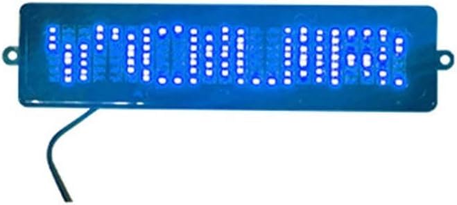 Letrero LED para ventanilla trasera con texto desplazable y mando remoto