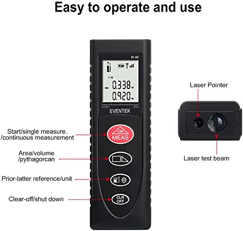 Eventek Distanziometro portatile con laser