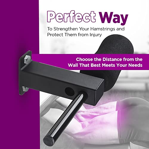 LoGest Wall Mounted Nordic Hamstring Curl Machine #TOP27
