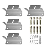 HQST Solar Panel Mounting Brackets with Nuts and Bolts Set of 4 Units, Supporting for RV, Boat, Roof, Wall and Other Off Gird Installation