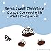 Sno-Caps, Semi-Sweet Chocolate Nonpareils, Movie Theater Candy, Bulk 15 Pack, 3.1 oz