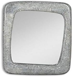 Smooth Specchio, Pietra Fossile, Grigio