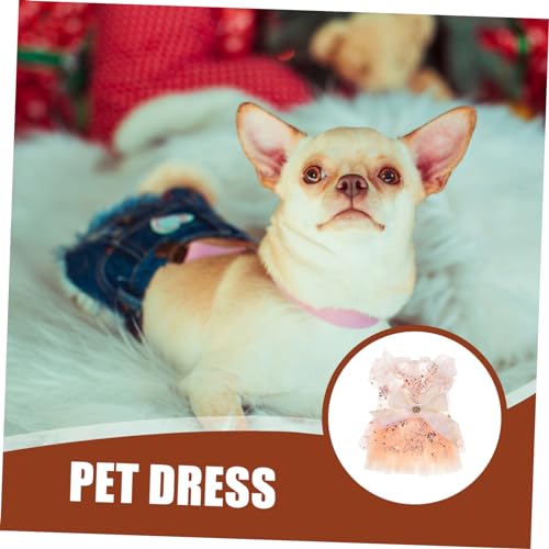 Vestido liviano para perro Mikikit summer pet dog dress miniatura 4