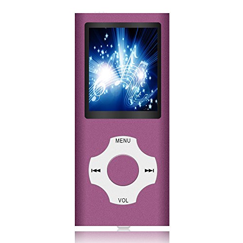 MP3 Player / MP4 Player, Hotechs MP3 Music Player with 32GB Memory SD Card Slim Classic Digital LCD 1.82'' Screen Mini USB Port with FM Radio, Voice Record