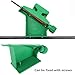 Hosolee Archery Fletching Jig with Straight and Right Helical Clamps Vanes Feathers Sticker Tool for DIY Arrow Crossbow Bolts (Green)