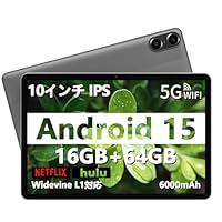 Amazon.co.jp: 【Android 15 タブレット 10インチ wi-fiモデル