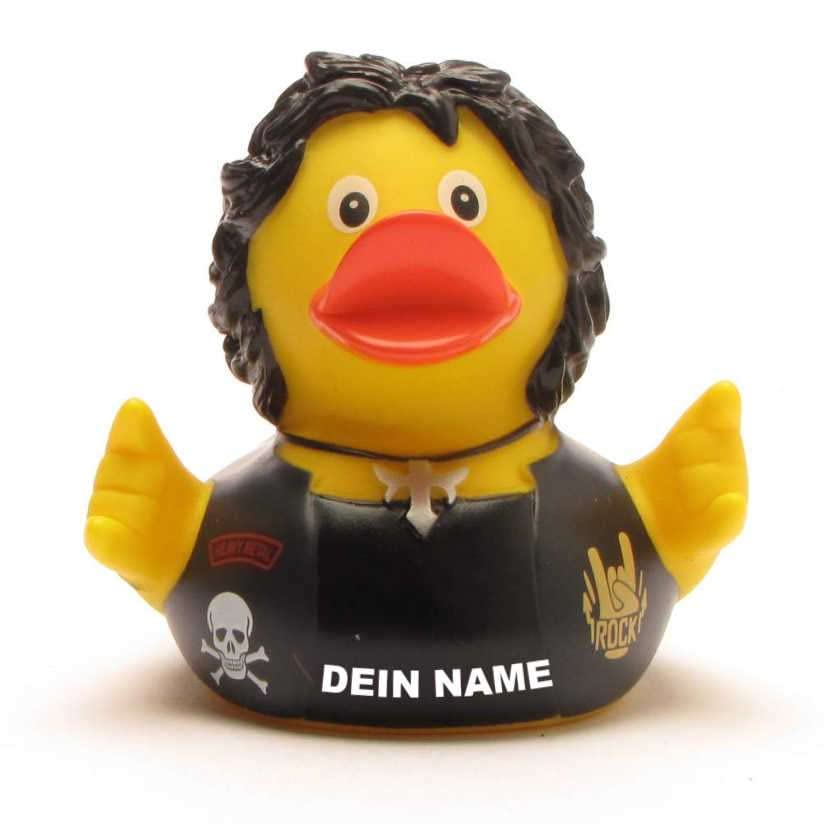 Bath Duck - Personalised (Heavy Metal Duck)