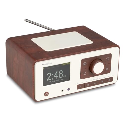 Audizio Dozza – Radio Dab+ FM Internet con Bluetooth 5.3, WiFi, 40W, Pantalla 3.5