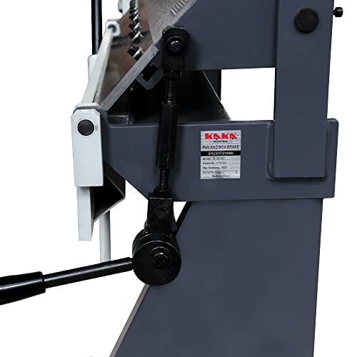Kaka Industrial W-3616Z, 36"Benchtop Pan And Box Brake, Max Thickness 16 Gauge Mild Steel Capacity, Angle 1-135 Degree, Pan And Box Brake Machine #TOP4