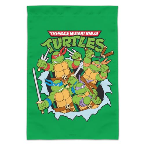 Teenage Mutant Ninja Turtles Group Retro Garden Yard Flag
