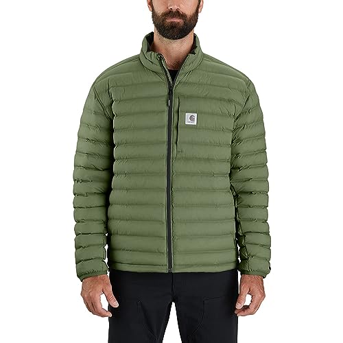 Carhartt Men's 106013 LWD™ Relaxed Fit Stretch Insulated Jac, Chive, 4XL