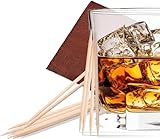 Licker Pickers Leather & Whiskey Flavored Toothpicks - 25 White Birch Aged in Premium Spirits.